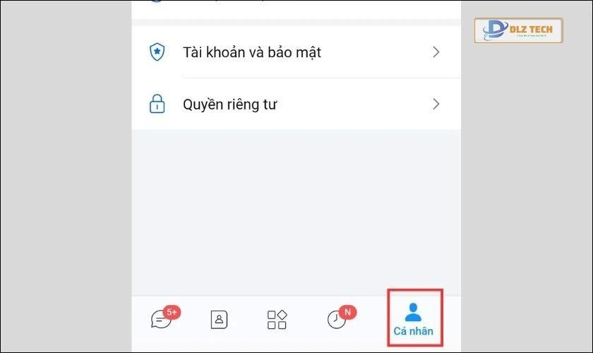 sao lưu tin nhắn zalo 