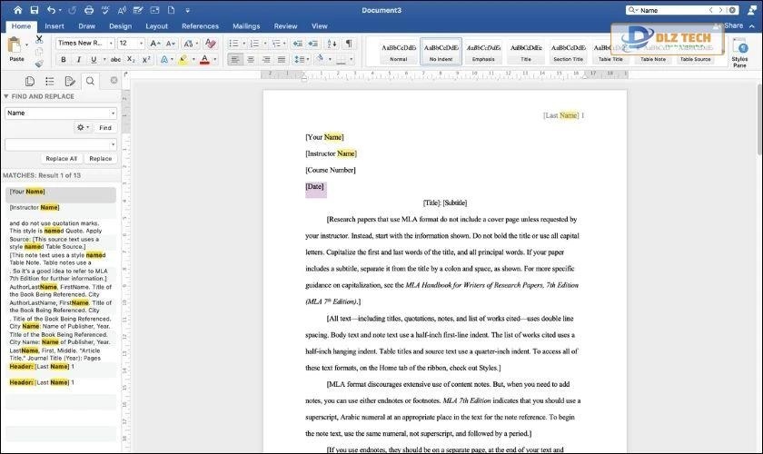 nút di chuyển nhanh đến vị trí văn bản