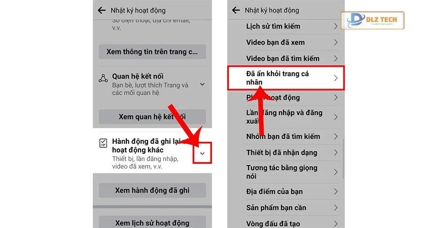 Cách bỏ ẩn bài viết trên Facebook bằng điện thoại