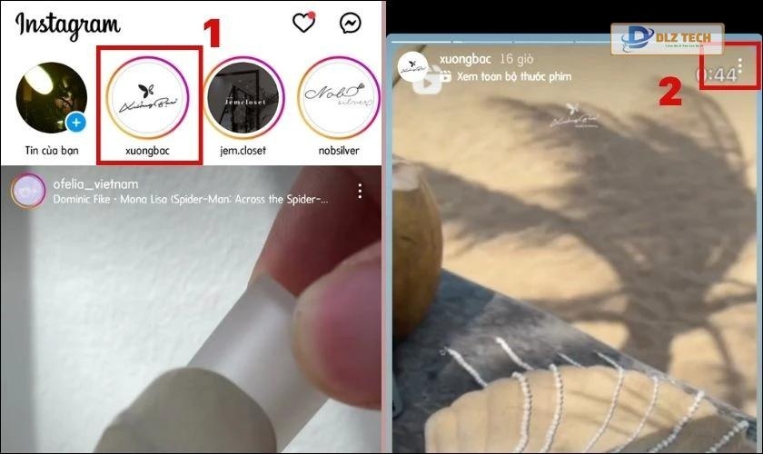 Cách ẩn story của người khác trên Instagram