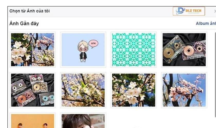 Thay đổi ảnh bìa trên điện thoại