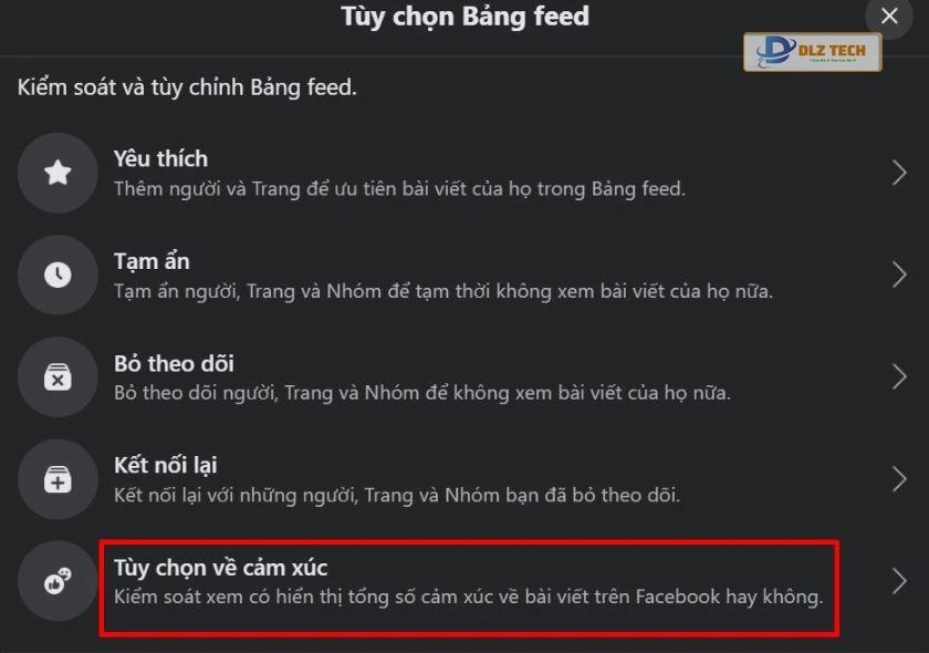 Cách ẩn lượt like trên Facebook bằng máy tính