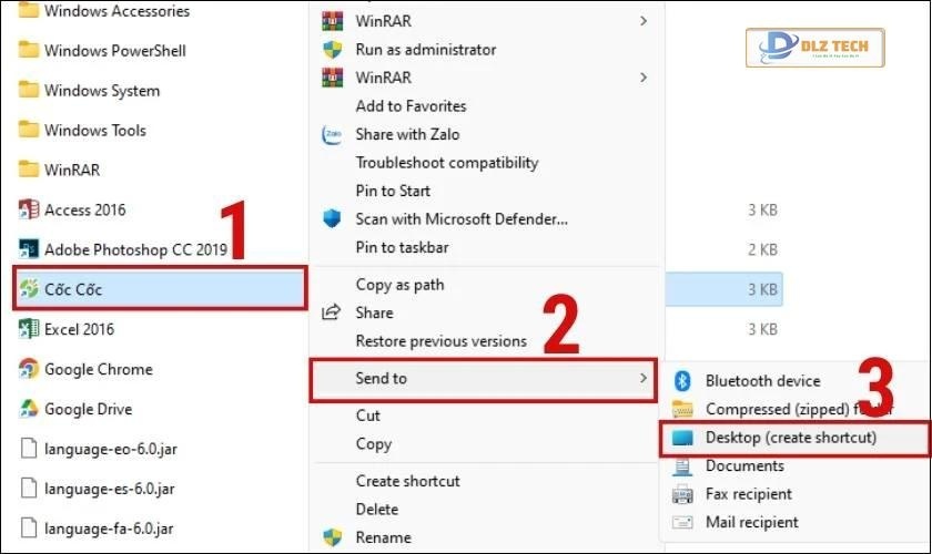 Vào thư mục để đưa ứng dụng ra màn hình chính