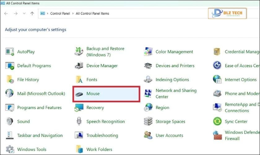 Kích hoạt chuột cảm ứng nhanh chóng bằng Control Panel