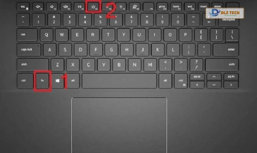 Cách tắt đèn bàn phím laptop Dell