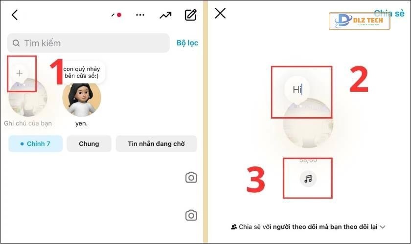 Thêm nhạc vào ghi chú