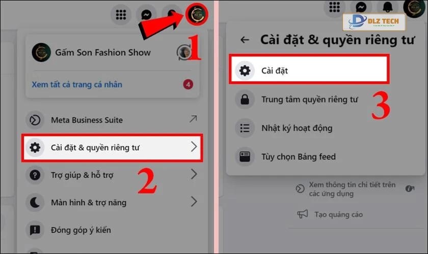 Cách bật huy hiệu fan cứng trên Facebook bằng máy tính