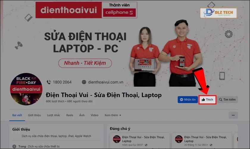 Cách trở thành fan cứng của Fanpage Facebook