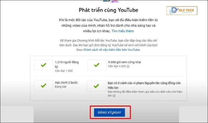 đăng ký tài khoản adsense để kiếm tiền từ youtube