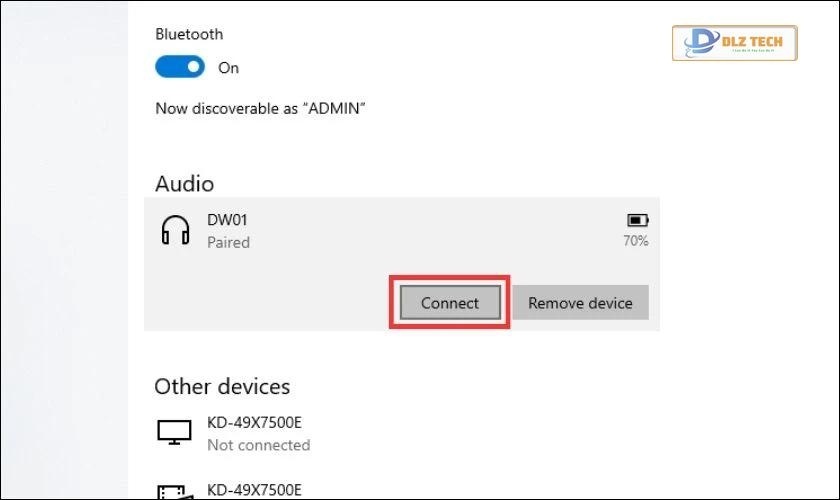 Cách kết nối thiết bị bluetooth với máy tính