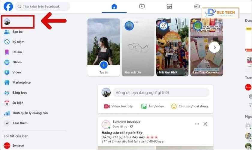Truy cập vào Facebook trên máy tính