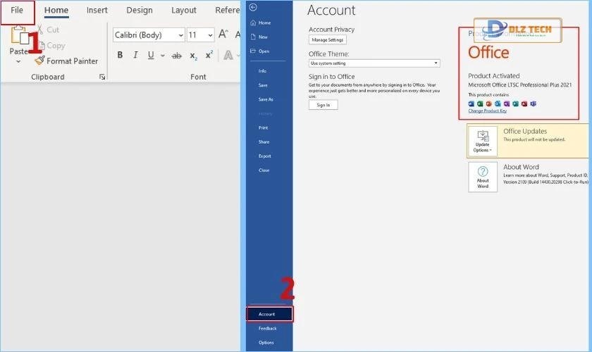 cách xác định phiên bản microsoft word đang sử dụng
