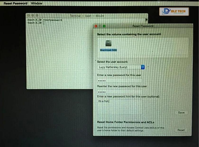 cách đổi, cài đặt, reset mật khẩu macbook air / Pro bằng Recovery Mode