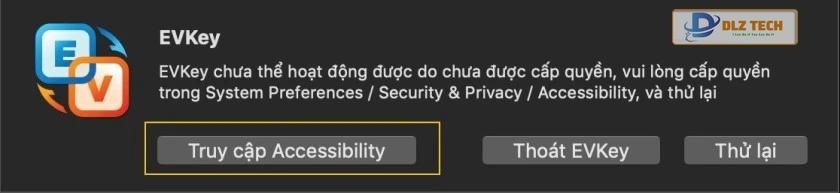 Chọn Truy cập Accessibility