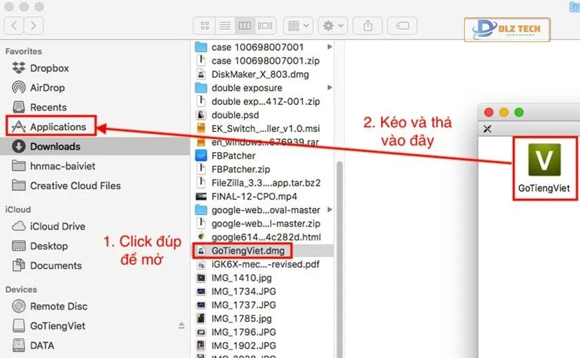 cách gõ tiếng việt macbook bằng GoTiengViet