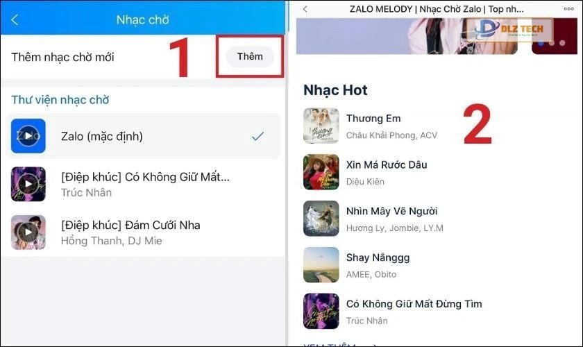 thêm nhạc chờ zalo trên điện thoại theo ý muốn