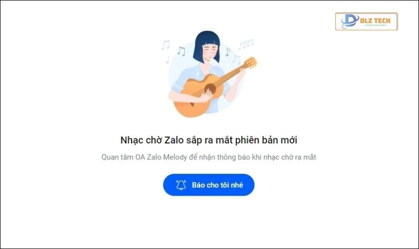 tại sao cài nhạc chờ zalo trên điện thoại không được