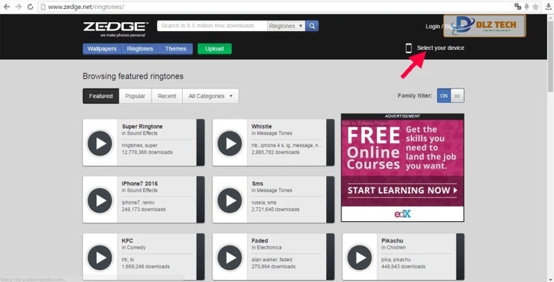Cách cài nhạc chuông cho iPhone với phần mềm Zedge