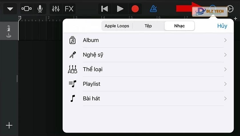 Cài nhạc chuông iPhone bằng Garageband