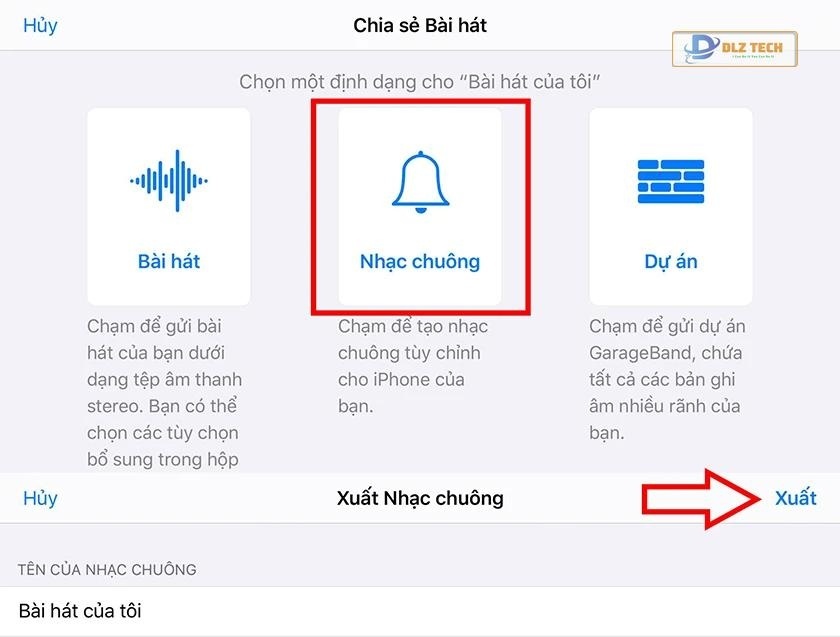 Cài nhạc chuông iPhone bằng Garageband
