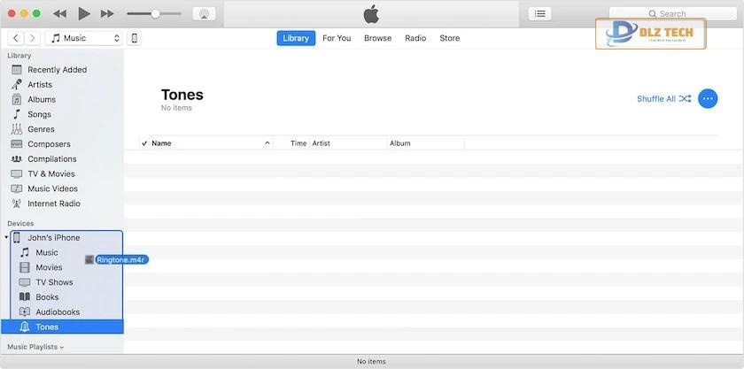 Sử dụng cáp USB-C để kết nối iPhone và máy tính