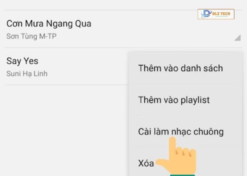 Cách cài nhạc chuông từ Youtube trên điện thoại Android
