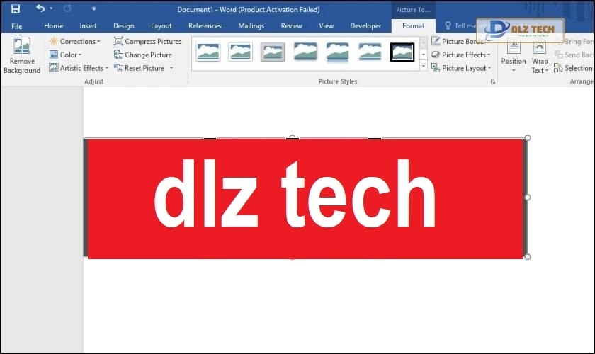 cách crop ảnh theo tỷ lệ trong word