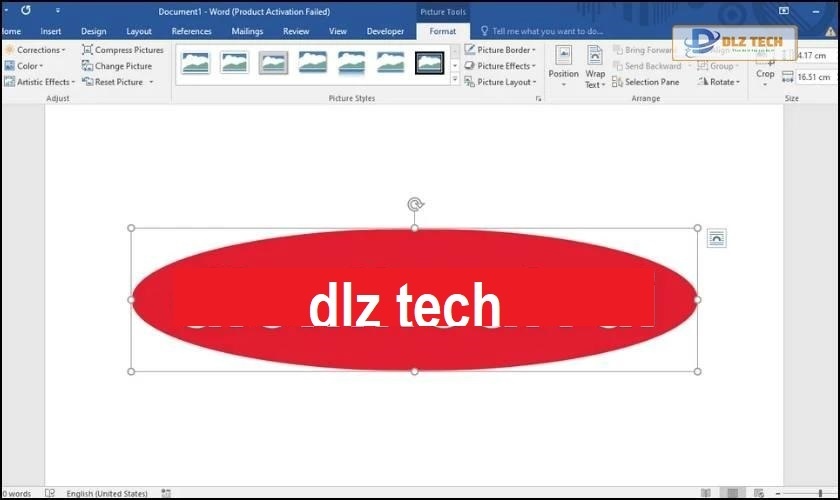 crop picture theo hình dáng có sẵn trong word