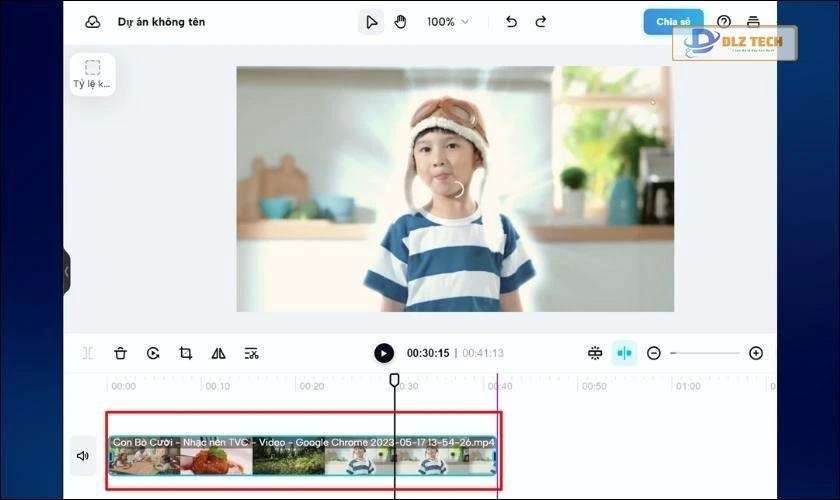 Kéo thả 2 thanh 2 bên của video để giới hạn vị trí muốn cắt video