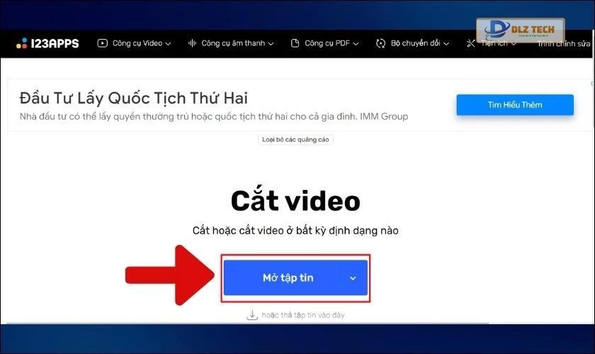 Cách cắt video trên máy tính bằng trang web onlinevideocutter.com