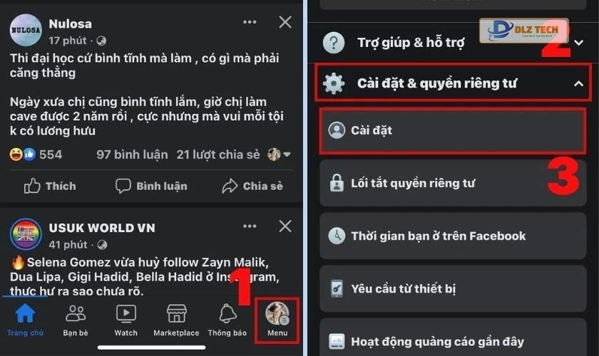 Cách chặn gắn thẻ trên Facebook dành cho điện thoại 