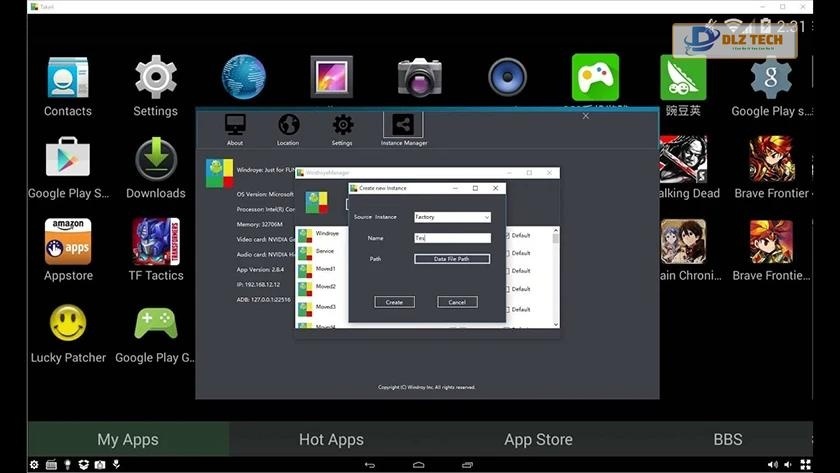 Phần mềm giả lập android tốt nhất Windroy