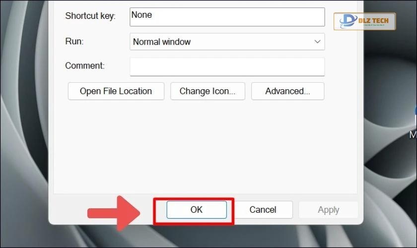 Click Ok để xác nhận thời gian hẹn giờ tắt máy