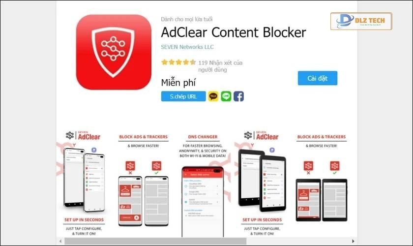 App AdClear Content Blocker