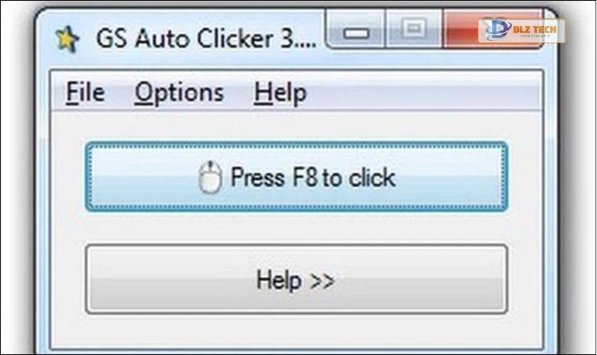 Phần mềm auto click không chiếm chuột GS Auto Clicker