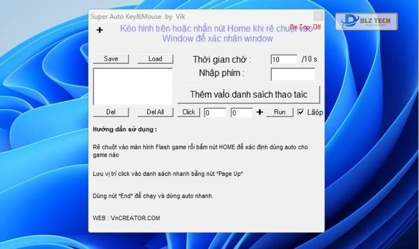 Cách tải và cài đặt phần mềm Auto Click không chiếm chuột trên máy tính