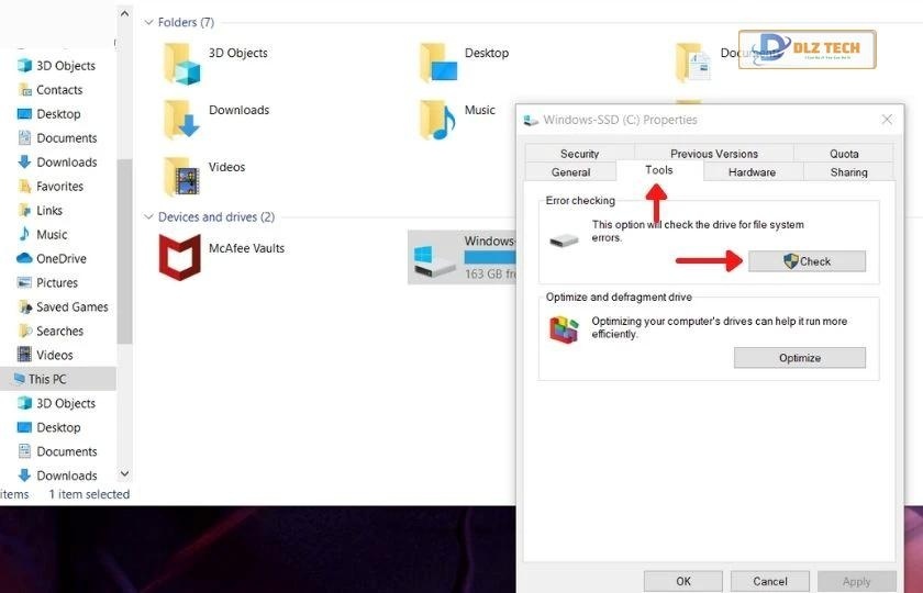 Sửa bad ổ cứng nhanh nhất - Kiểm tra bằng Check Disk