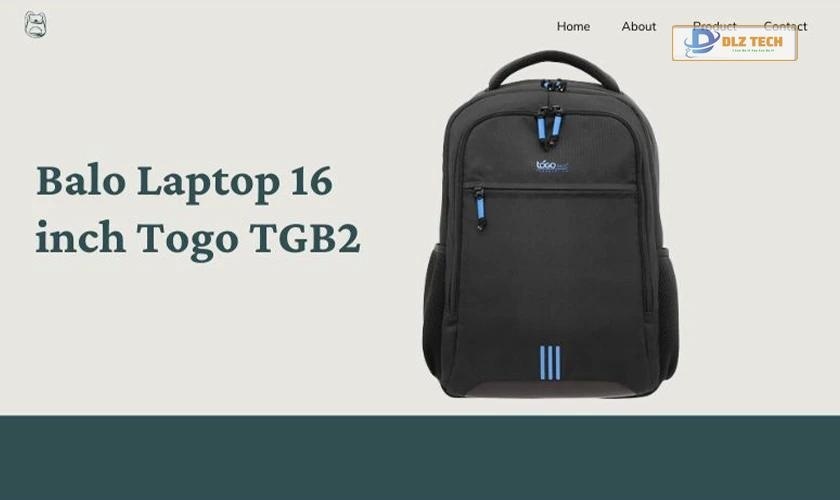 Balo đựng Laptop 16 inch Togo TGB2