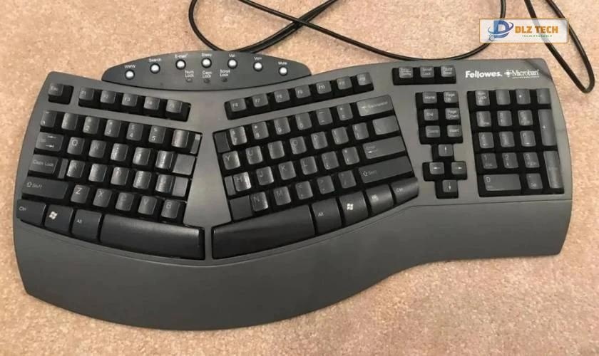 bàn phím Fellowes Microban Split Design
