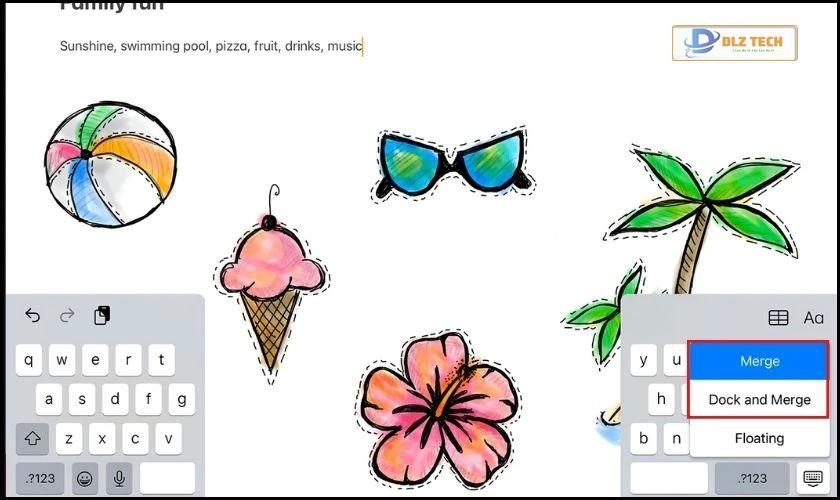 Sử dụng lệnh Merge hoặc Merge and Dock