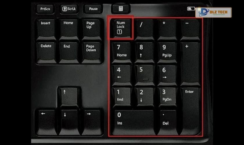 Cụm phím số trên bàn phím máy tính