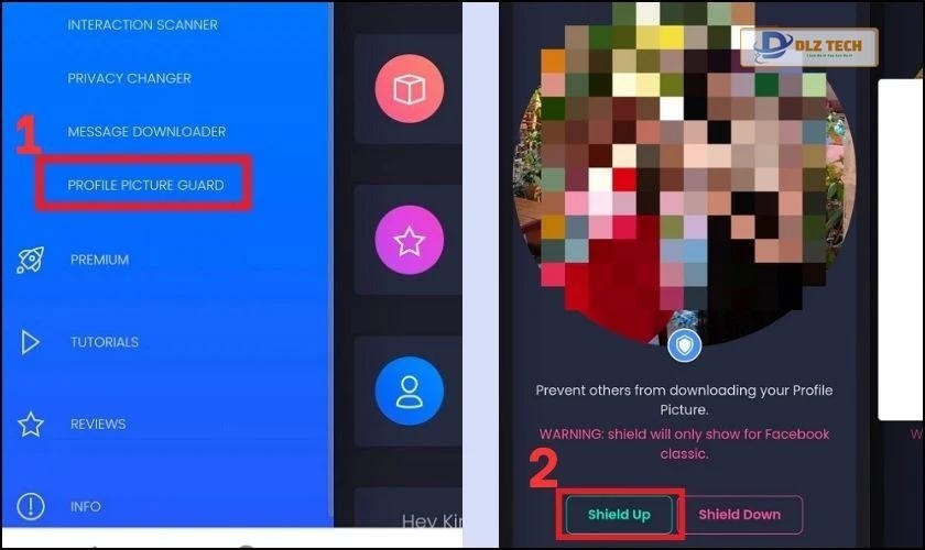 Chỉ cần chọn Shield Up