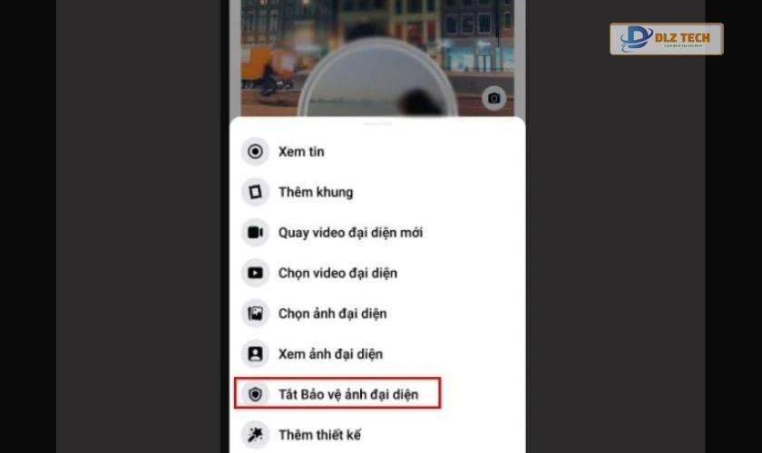 Cách tắt khiên bảo vệ avatar Facebook