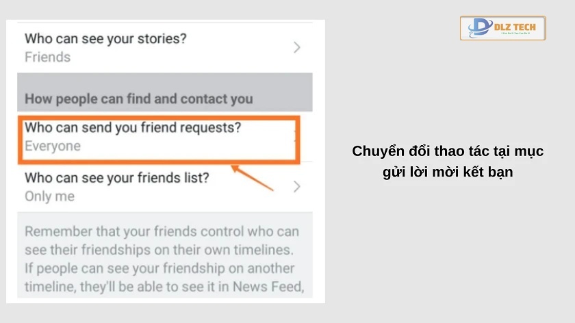 Cách bật chế độ theo dõi trên Facebook Lite