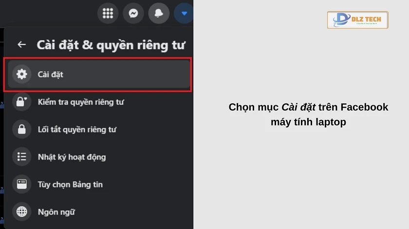 Cách bật chế độ theo dõi trên facebook với laptop