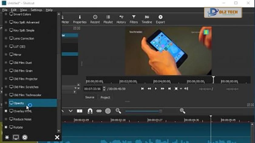 Phần mềm biên tập video Shotcut