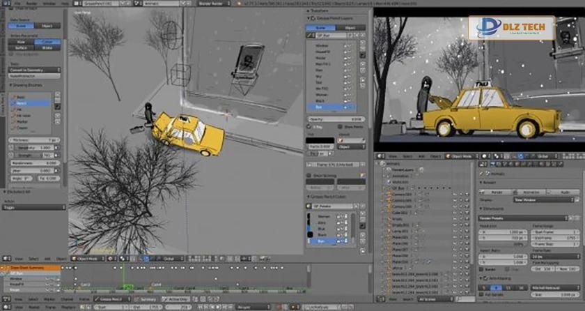 Blender - phần mềm edit video 3D
