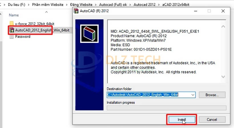 cài Autocad 2012