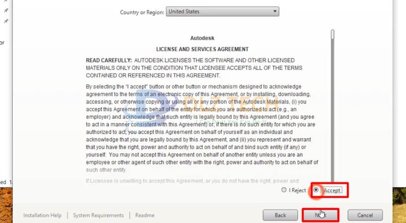 Chọn I Accept rồi chọn Next