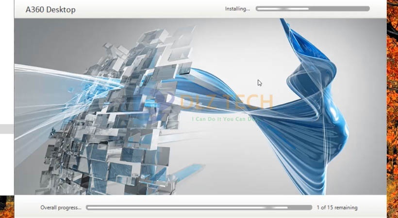 Chờ phần mềm được cài đặt